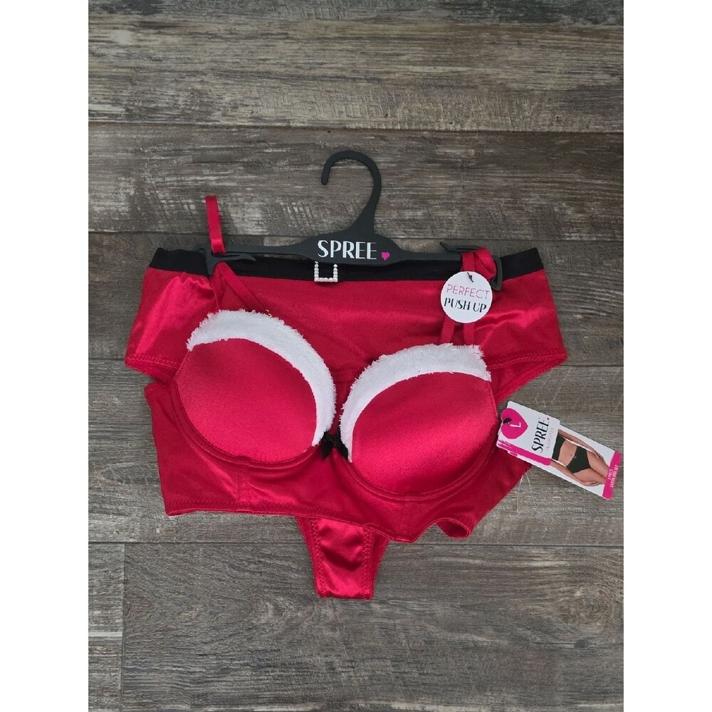 Spree Women’s Red Satin Set